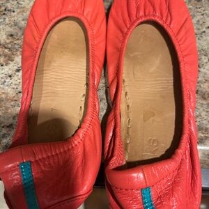 Tieks Coral Leather Women's Flats